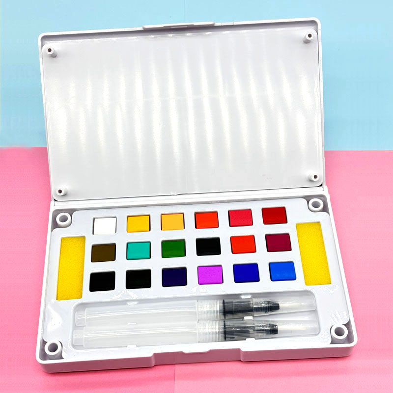 Solid Watercolor in plastic box