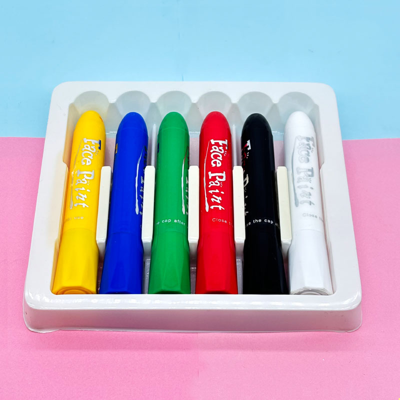 Face paint in pen style