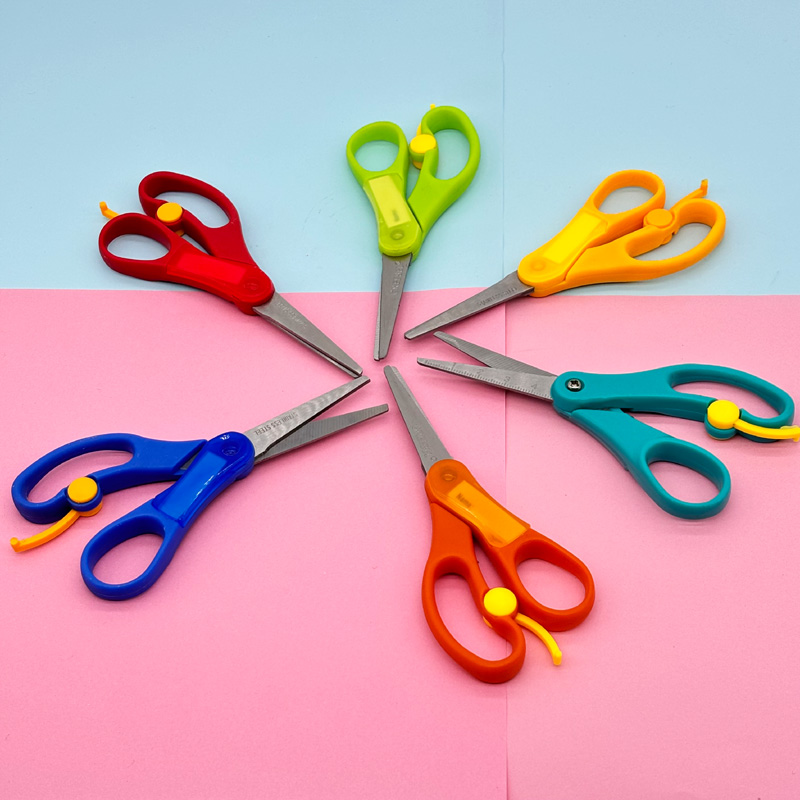 Scissor with a name tag