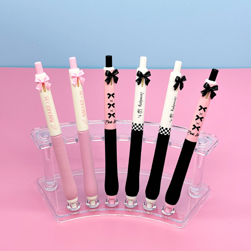 Gel ink pen with soft grip