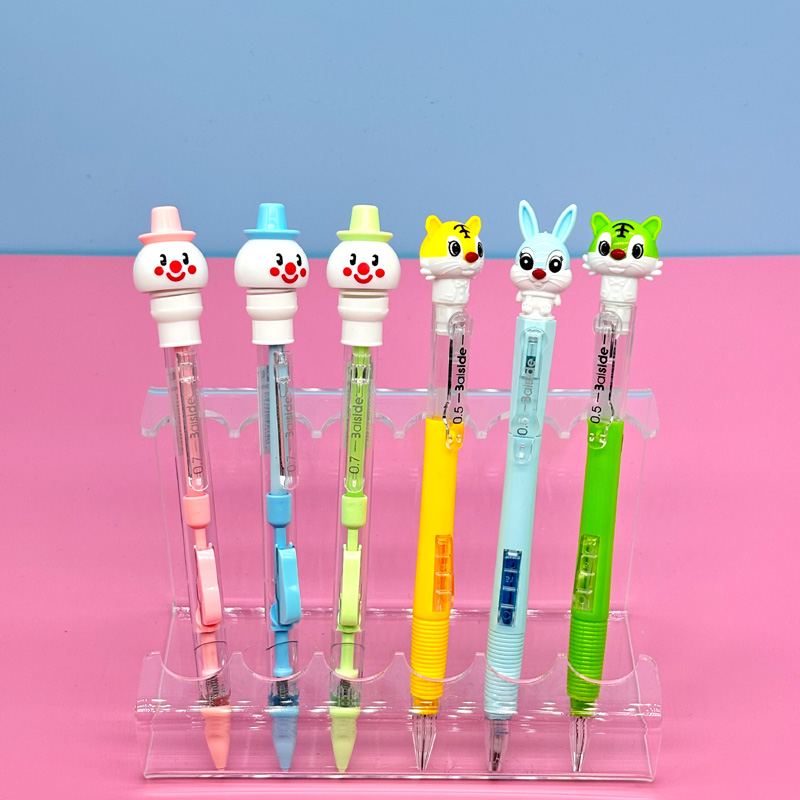 Mechanical Pencil with figurged topper