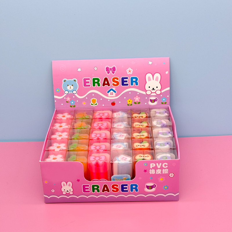 PVC eraser MIXED design