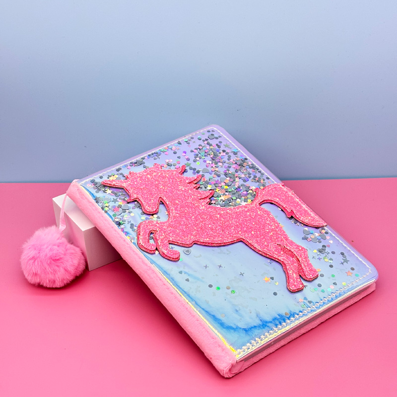 Plush cover note book 