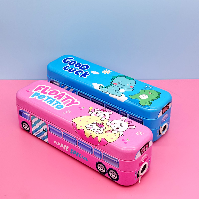 Metal tin pencil case 