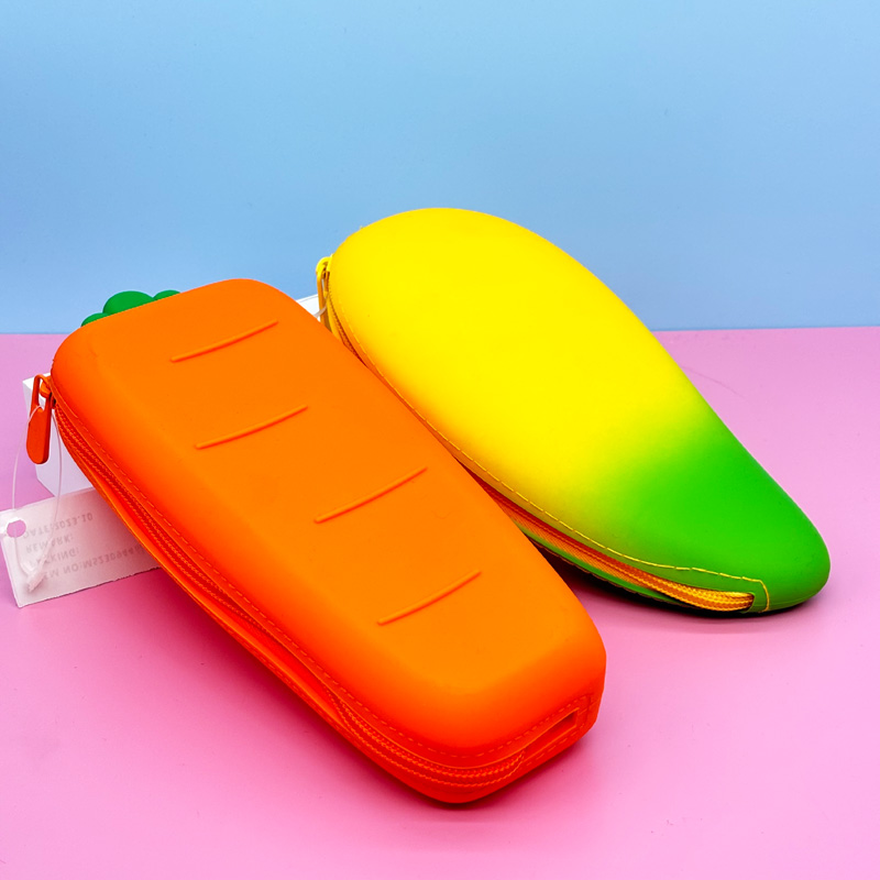 Silicone pencil case