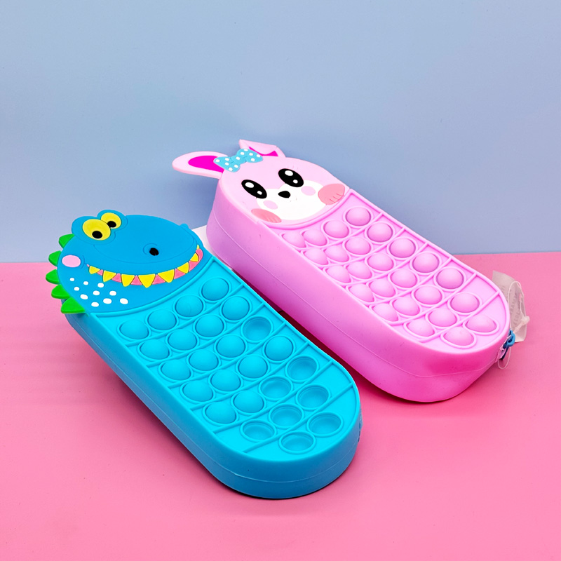 Silicone pencil case