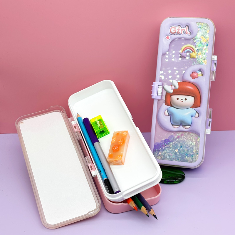 Plastic pencil case