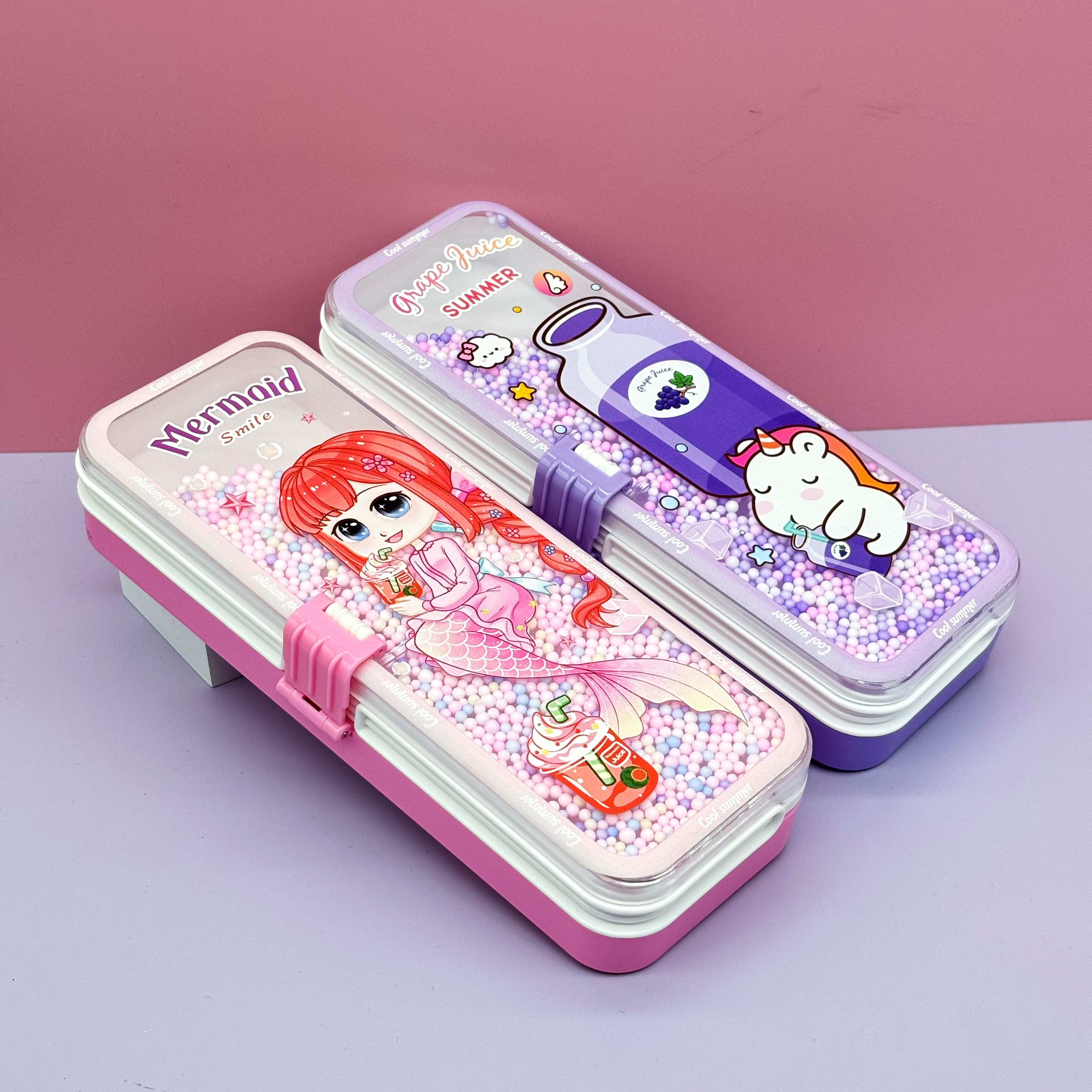 Plastic pencil case