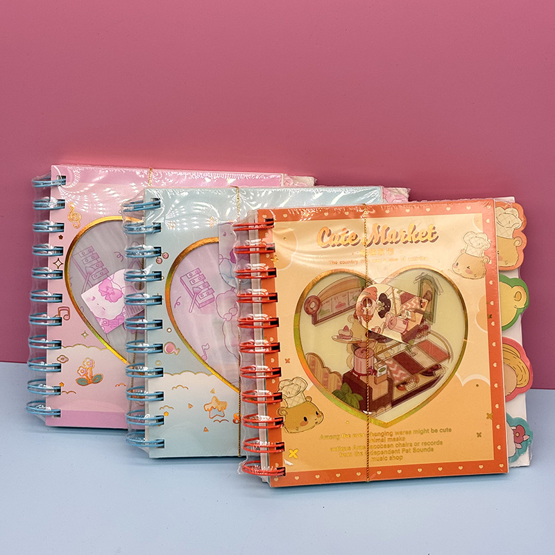 Spiral note book , 3D cover